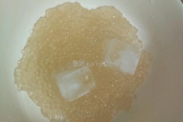 木瓜牛奶西米露的做法图解5