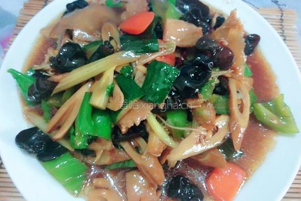 家常蚝油小炒的做法图解8