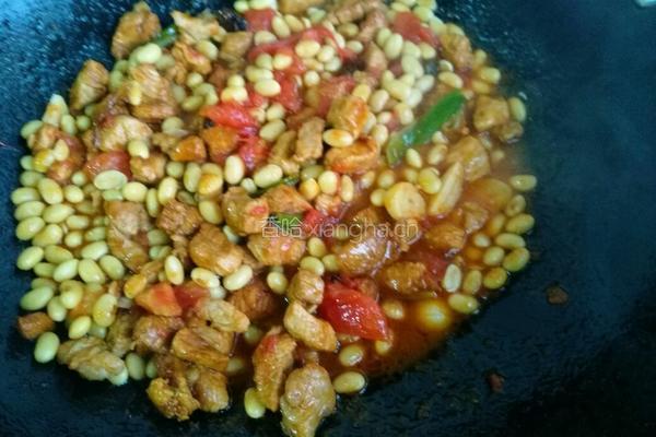 黄豆炖牛肉的做法图解10
