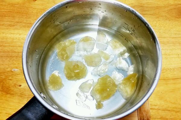 椰汁桂花糕的做法图解3