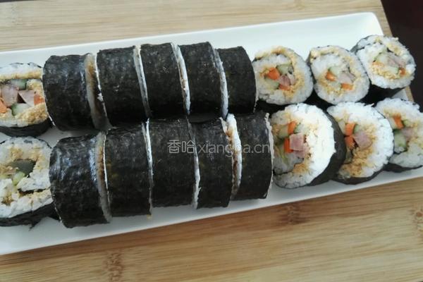 紫菜寿司卷的做法图解4