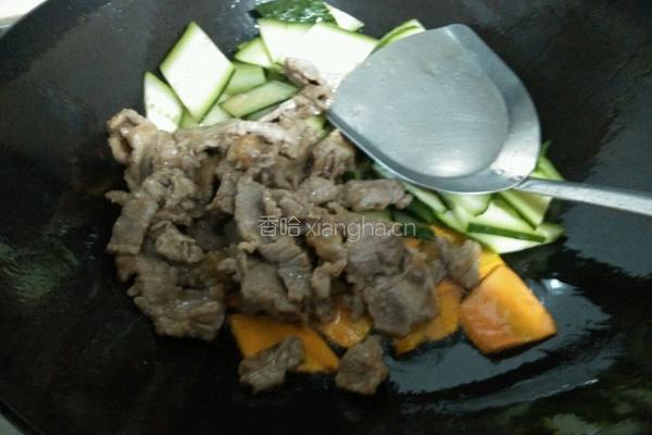 黄瓜炒牛肉的做法图解5