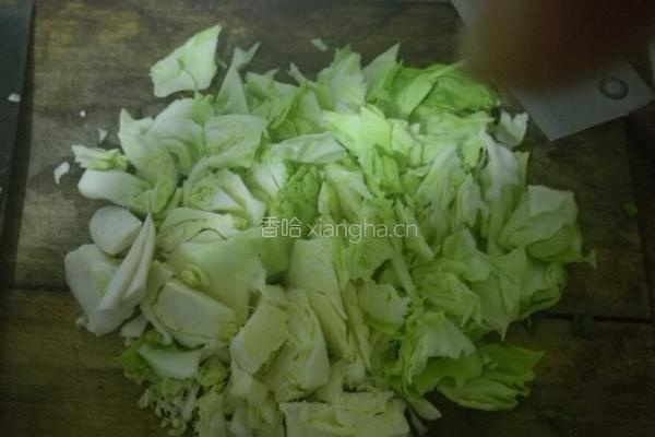 辣炒圆白菜的做法图解2