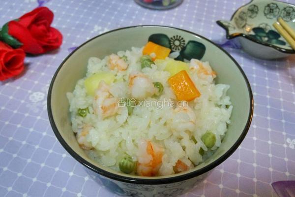 虾仁焖饭的做法图解10