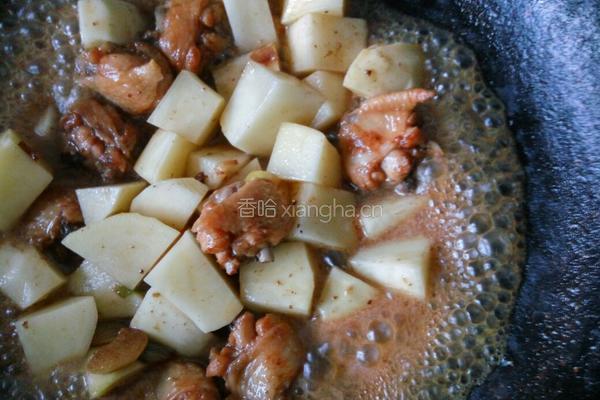 土豆炖鸡翅的做法图解8
