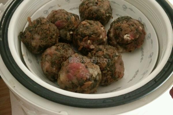 梅干菜肉丸子的做法图解5