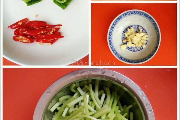 豆豉味红薯梗的做法图解1