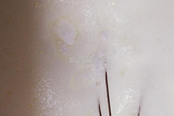 电高压锅版黑芝麻红枣蛋糕的做法图解8