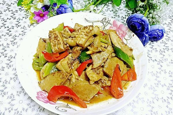 肝腰合炒的做法图解14