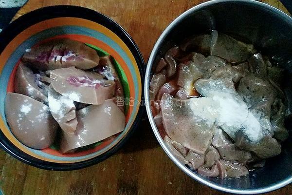 肝腰合炒的做法图解5