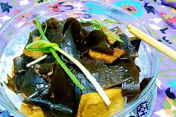 红烧肉炖海带的做法图解7
