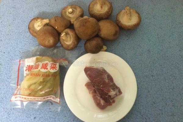 香菇滑肉片的做法图解1