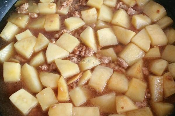 土豆肉末的做法图解6