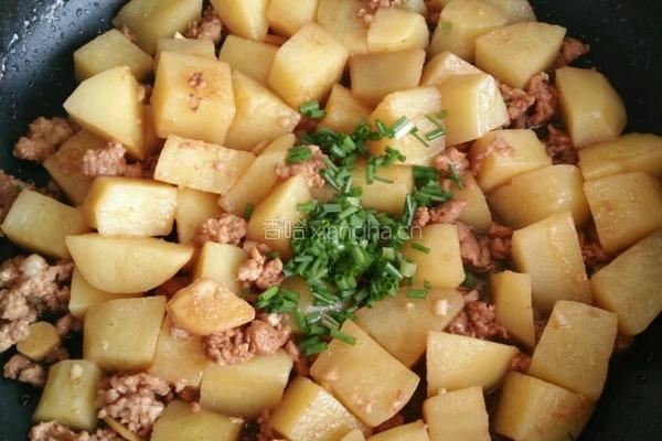 土豆肉末的做法图解7