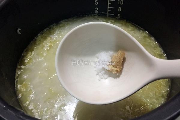 白菜瘦肉粥的做法图解9