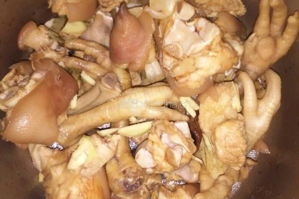 卤水猪脚的做法图解4