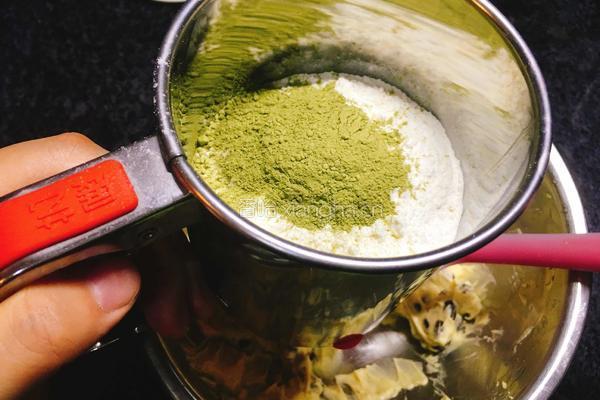 抹茶蜜豆饼干的做法图解9