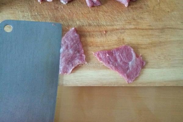 葱爆猪肉的做法图解3