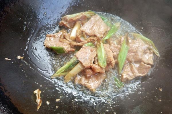 葱爆猪肉的做法图解11