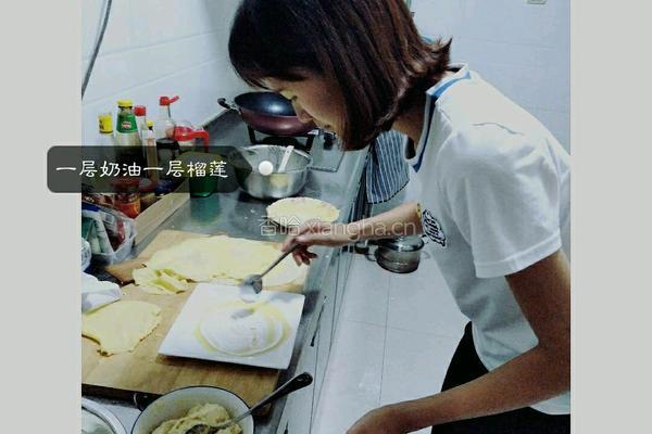 榴莲千层蛋糕的做法图解6
