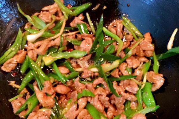 青椒小炒肉的做法图解9