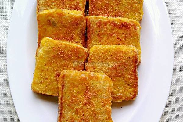 煎面包片的做法图解7