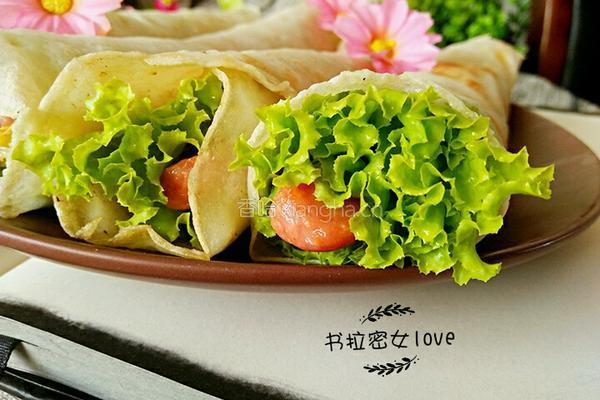 单饼卷菜的做法图解15