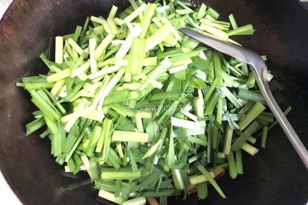 韭菜炒香干的做法图解4