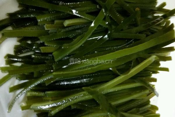 酸辣海带的做法图解1