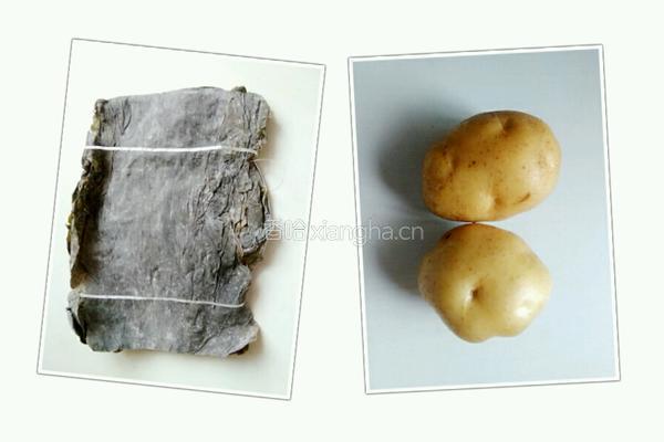 土豆海带汤的做法图解1