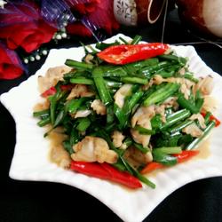 蛤喇肉炒韭菜的做法[图]