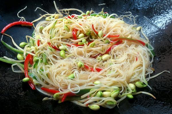 炒冬粉的做法图解5