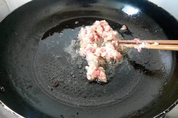 虾酱炒豆角的做法图解2