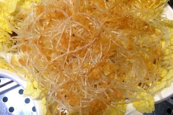 ~蒜蓉粉丝蒸娃娃菜~的做法图解11