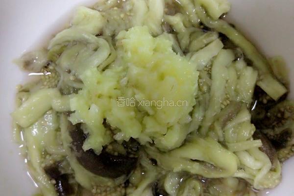 蒜泥茄子的做法图解4