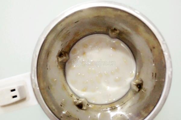 奶香米糊花生露的做法图解5