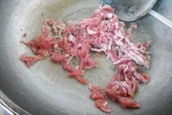 茭白牛肉丝的做法图解5