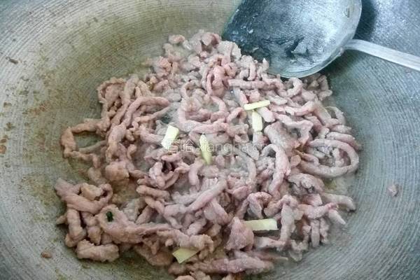 茭白牛肉丝的做法图解6
