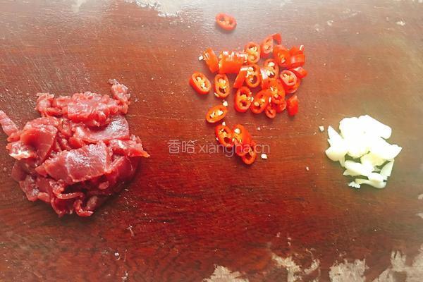 青菜牛肉的做法图解2