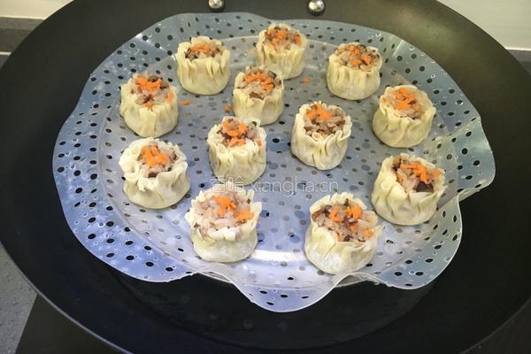干蒸烧卖的做法图解12
