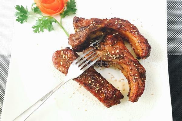 微波炉烤肉排的做法图解8