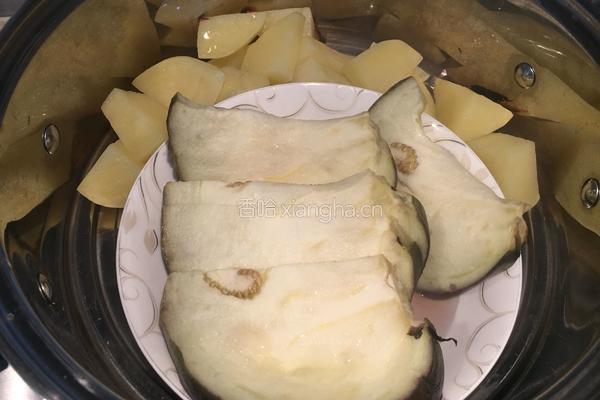 拌茄子土豆泥的做法图解4