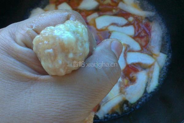 冬瓜番茄肉丸汤的做法图解6