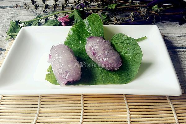 西米紫薯卷的做法图解10