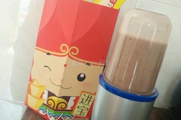 红豆薏米豆浆的做法图解4