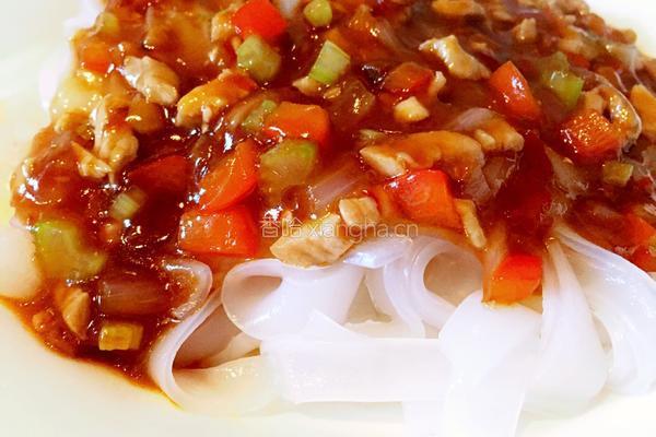 肉酱拌河粉的做法图解5