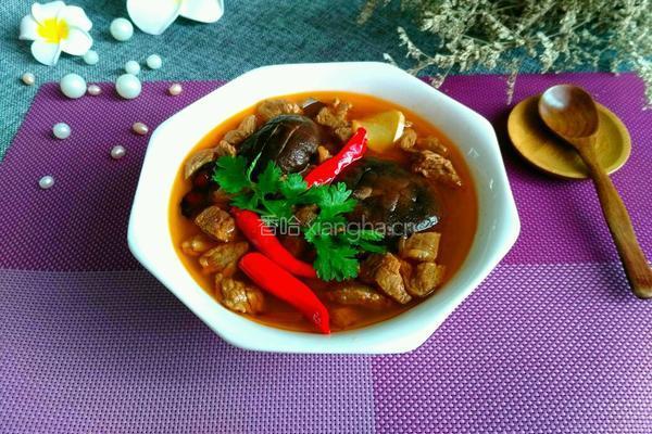 香菇炖牛肉的做法图解10