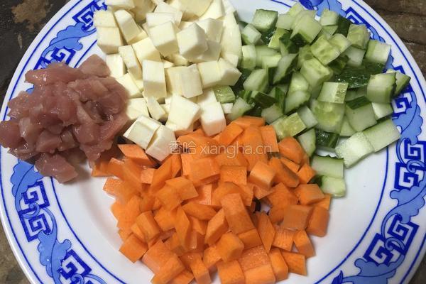 萝卜饭的做法图解1