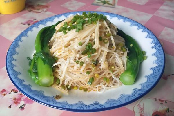 金针菇拌粉丝的做法图解7