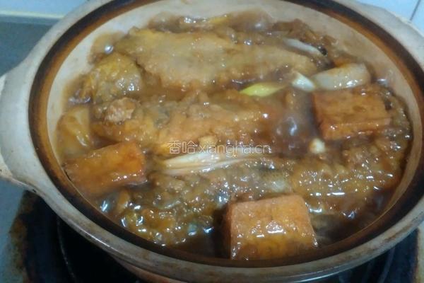 油豆腐小黄鱼煲的做法图解16